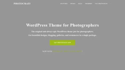 Screenshot of Photocrati.com