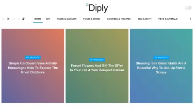 Screenshot preview of diply.com