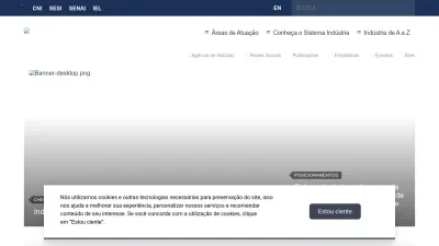 Screenshot preview of portaldaindustria.com.br