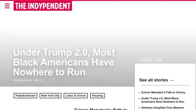 Screenshot of Indypendent.org