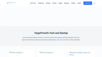 Screenshot of Targettrend.com