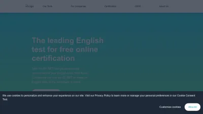 Screenshot of Efset.org
