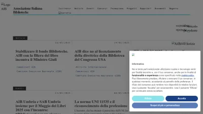 Screenshot of Aib.it