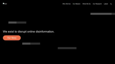 Screenshot of Disinformationindex.org