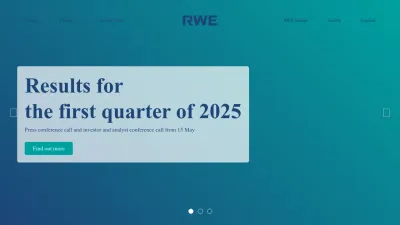 Screenshot of Rwe.com