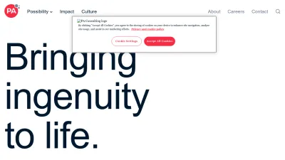 Screenshot of Paconsulting.com