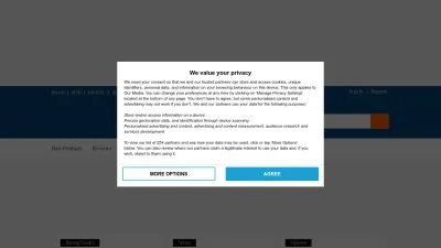 Screenshot of Bikeradar.com