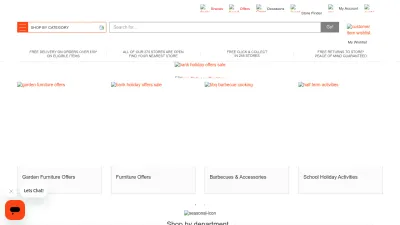 Screenshot of Therange.co.uk