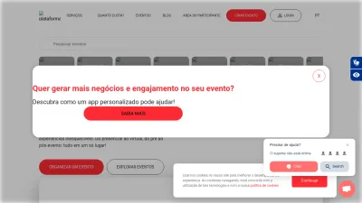 Screenshot of Doity.com.br