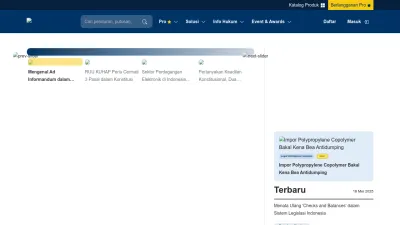 Screenshot of Hukumonline.com