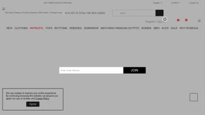Screenshot of Rosegal.com