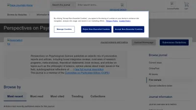 Screenshot of Pps.sagepub.com