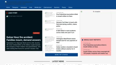 Screenshot of Siasat.com