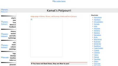 Screenshot of Kamat.com