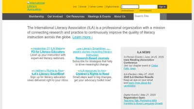Screenshot of Literacyworldwide.org