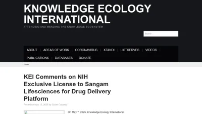 Screenshot of Keionline.org