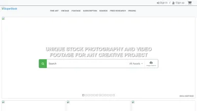 Screenshot preview of superstock.com