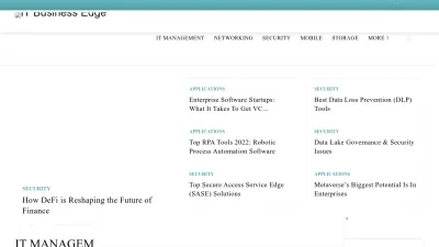 Screenshot of Itbusinessedge.com