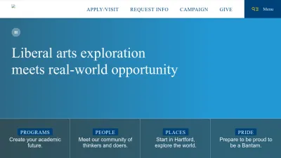 Screenshot preview of trincoll.edu