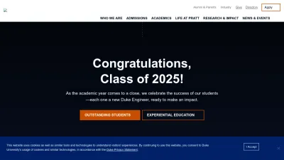 Screenshot of Pratt.duke.edu