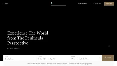 Screenshot of Peninsula.com