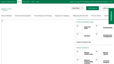 Screenshot of Mla.com.au