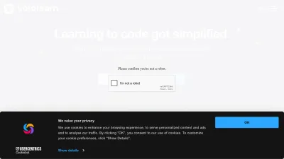 Screenshot of Sololearn.com
