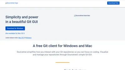 Screenshot of Sourcetreeapp.com