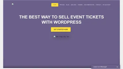 Screenshot preview of tickera.com