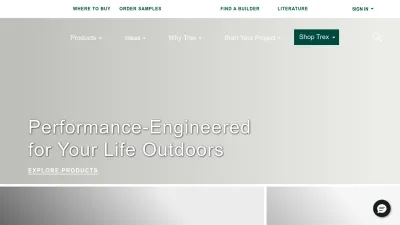Screenshot of Trex.com