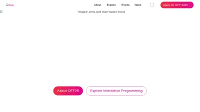 Screenshot of Oslofreedomforum.com