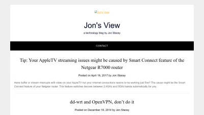 Screenshot of Jonsview.com