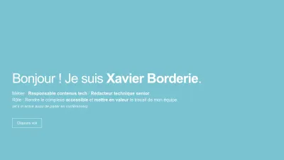 Screenshot of Xavier.borderie.net