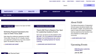 Screenshot of Nais.org