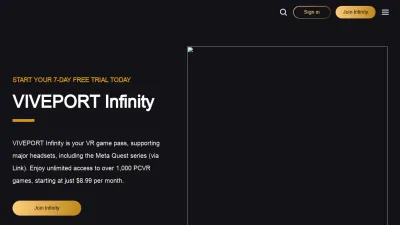 Screenshot of Viveport.com