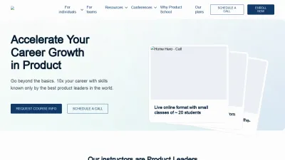 Screenshot of Productschool.com