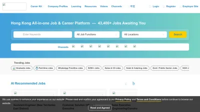 Screenshot of Ctgoodjobs.hk