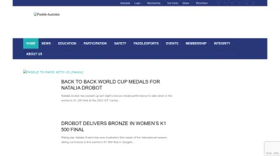 Screenshot of Paddle.org.au