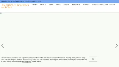Screenshot of Aarome.org
