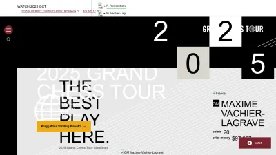 Screenshot of Grandchesstour.org