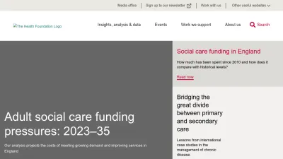 Screenshot of Health.org.uk