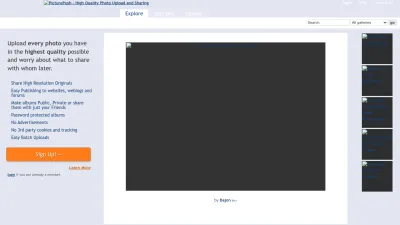 Screenshot of Picturepush.com