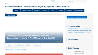 Screenshot of Cms.int