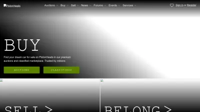 Screenshot of Pistonheads.com