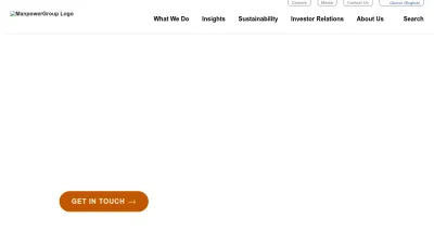 Screenshot of Manpowergroup.com