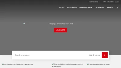 Screenshot preview of qub.ac.uk