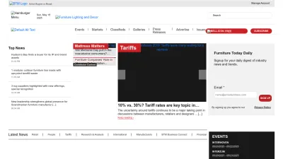Screenshot of Furnituretoday.com