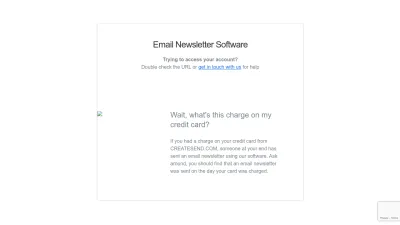 Screenshot preview of createsend.com