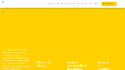 Screenshot of Lp.org