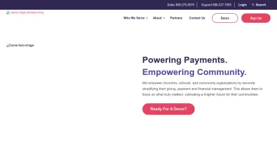 Screenshot preview of vancopayments.com